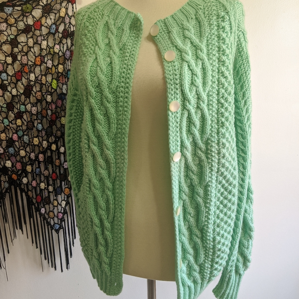 Mint Green Sweater - Picture 7 of 9